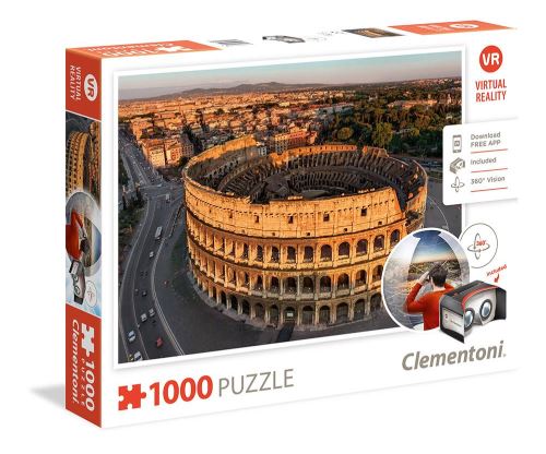Puzzle Réalité virtuel 1000 pièces Rome