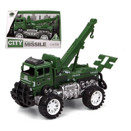Camion avec grue City Missile 119015 Vert