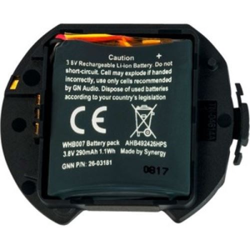 gn audio jabra engage 65/75 battery pack noir