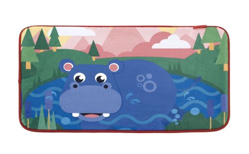 Fisher-Price tapis polaire hippopotame 75 x 45 cm multicolore