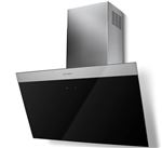 Hotte verticale inclinée DAISY 800mm inox/verre noir - classe A - débit FABER - 5816724