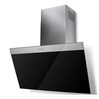 Hotte verticale inclinée DAISY 800mm inox/verre noir - classe A - débit FABER - 5816724