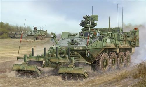 Maquette Trumpeter M1132 STRYKER ENGINEER SQUAD- 1/35 - Maquette mili