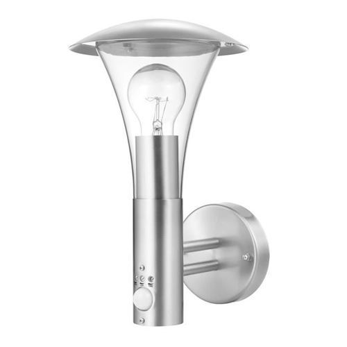 Ranex Lampe murale avec capteur PIR 60 W Chrome 5000.318