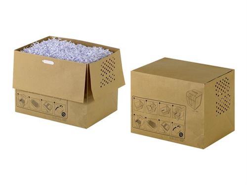 Rexel Recyclable Shredder Waste Sacks 40L - Sac poubelle - beige (pack de 20)