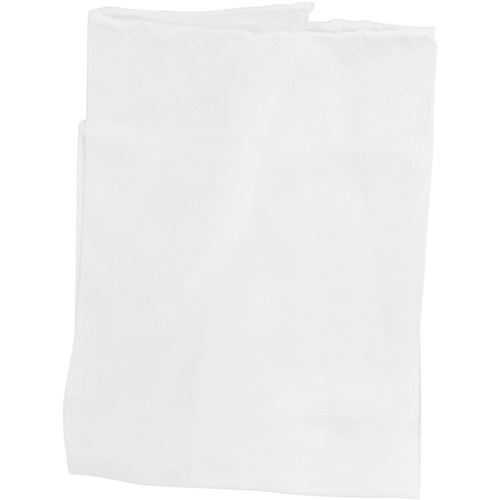 Creotime foulard en soie 28 x 28 cm pongé blanc 5