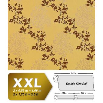 Papier Peint Intissé En Relief Style Néo Baroque Edem 946 22