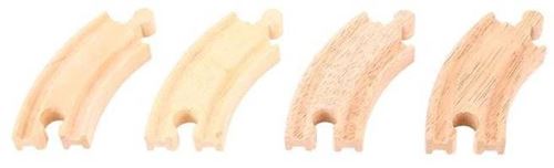 Bigjigs - Korte bochten 4st.