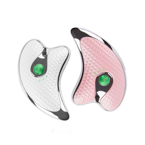 Instrument de massage de massage du visage en forme de V électrique Guasha Tools HUAMADE Équipement de beauté (rose)