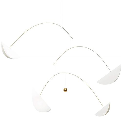 Flensted Mobiles Life and Thread Blanc et Or