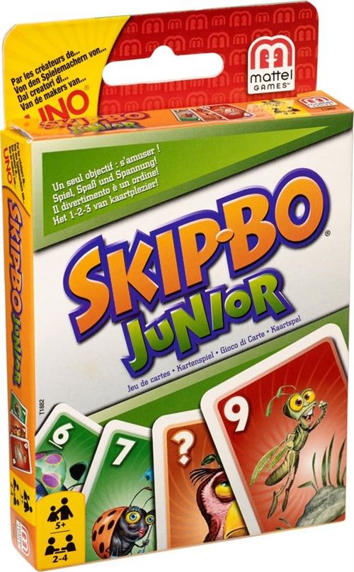 Mattel Skip-Bo jeu de cartes junior