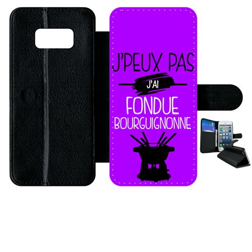 Etui à rabat samsung galaxy s8 j peux pas j ai fondue bourguignonne 8