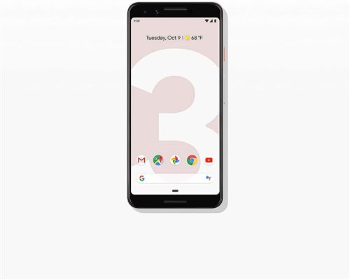 Smartphone-Google Pixel 3 128G-12MP 5.5 pouces débloqué-Rose