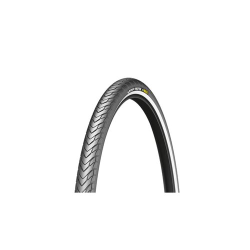 Pneu tradi 20x1.50 michelin protek max renfort 5 mm tr noir flanc reflechissant (37-406)