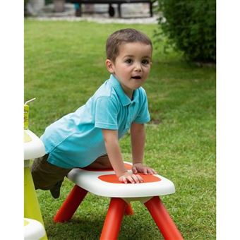 Banc Smoby Kid Rouge