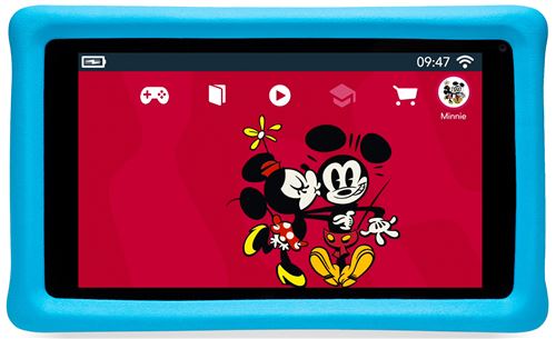 Pebble Gear 7” tablette enfant – Disney Mickey et ses amis Tablette (Mickey et ses amis), boîtier Pare-Chocs conçu pour Enfants, contrôle Parental, +500 Jeux, Applications et E-Books, Wi-FI, 16 GB, écran HD