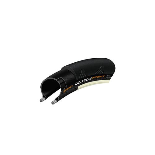 Pneu route 700x25 ts continental ultra sport ii noir/blanc 280g. (25-622)