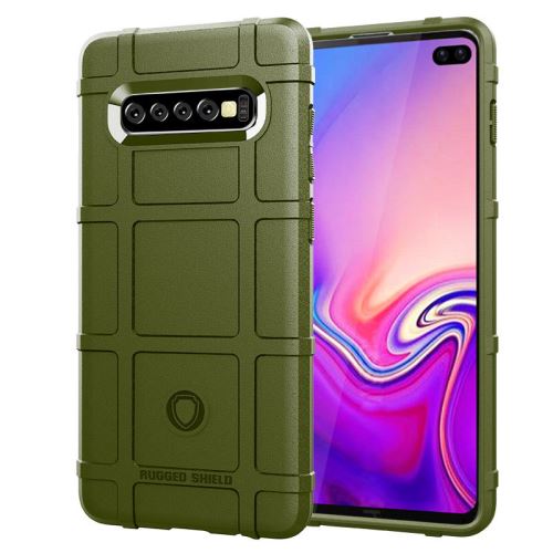 Etui Coque de protection durable anti choc pour Samsung Galaxy S10 Plus - Vert foncé
