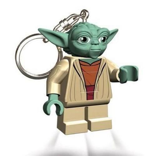 JURATOYS Porte-cl&eacute; LED Lego Star Wars Ma&icirc;tre Yoda -  - Mod&egrave;le Yoda - Pour Enfant &agrave; partir de 6 ans 
