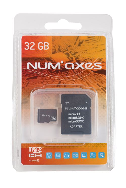 Carte mémoire MicroSDHC 32Go