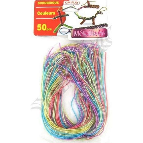Kimplay - 1257 - Loisirs Créatifs - Scoubidou 50 Brin Métal