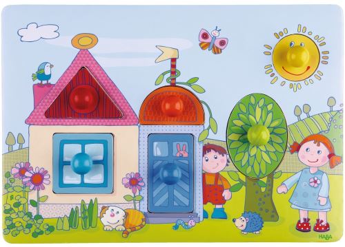 Haba puzzle de forme dans le jardin 7-pièces
