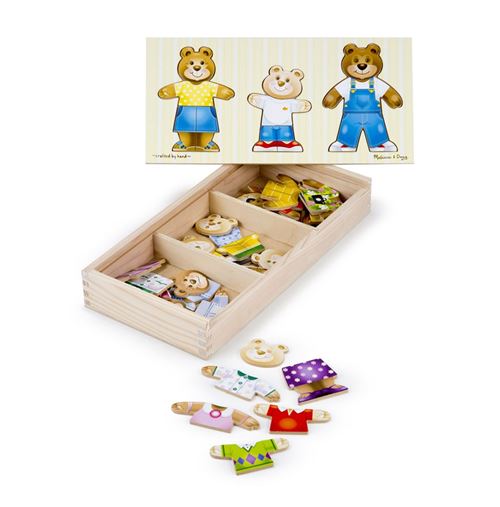 Melissa & Doug Puzzle En Bois Famille D’oursons - Image 3