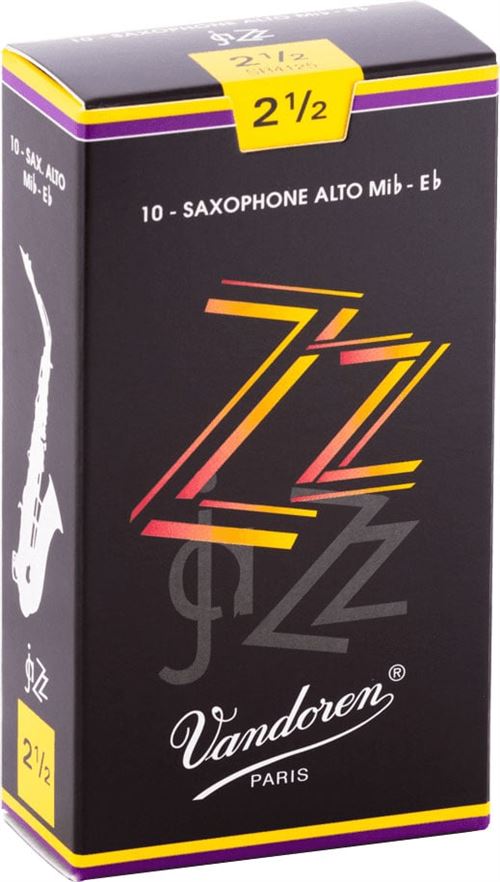 Anches de saxophone alto vandoren zz 2.5 - sr4125