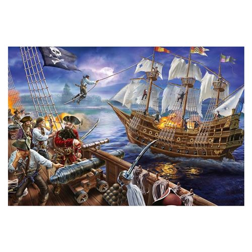 Schmidt Spiele - Non Aventures avec Les Pirates, 150 Pcs, 56252