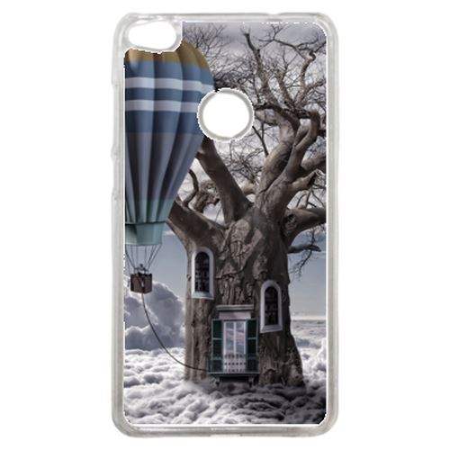 Coque Old Tree Ballon Compatible P8 2017 Transparent