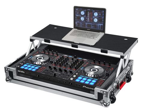 Gator G-tourdspddjsxrx contrôleur DJ Coque avec plate-forme pour ordinateur portable