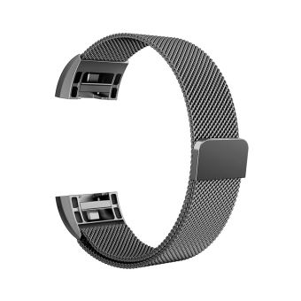 10€99 sur Bracelet de Rechange Milanais en Acier Inoxydable pour Fitbit  charge 2 XCSOURSE - Accessoires bracelet et montre connectée - Achat & prix