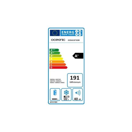 Oceanic Oceacuf102w Congelateur Armoire 102 L Froid Statique