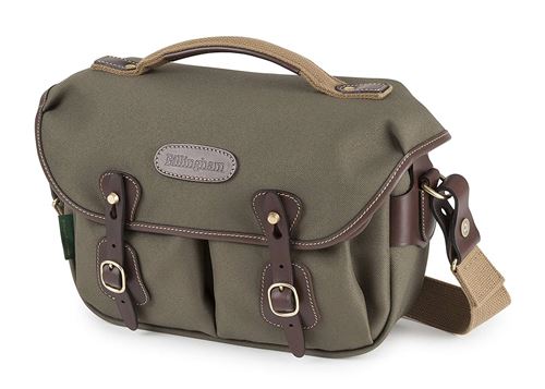 Billingham Small Pro Sac photo de FibreNyte (système d'ouverture rapide, anti-lluvia) couleur vert et grillage