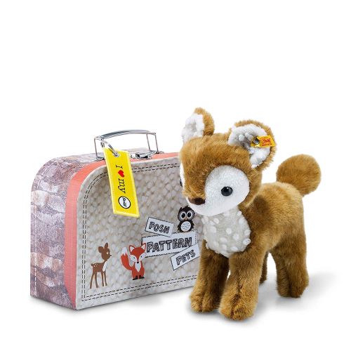 Steiff - 045486 - Posh Pattern Faon Darlin dans sa Valise