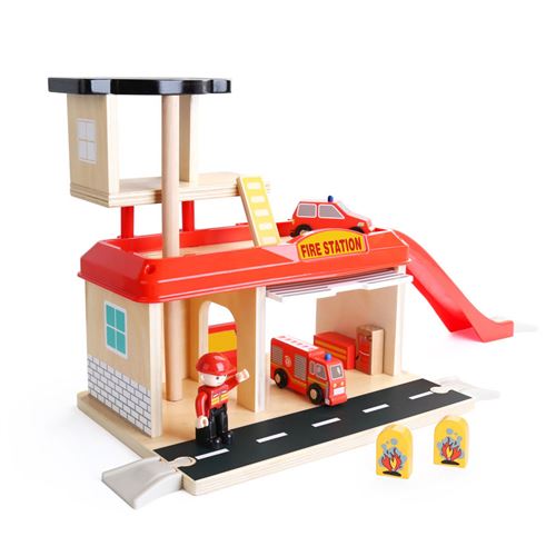 Caserne de pompiers en bois