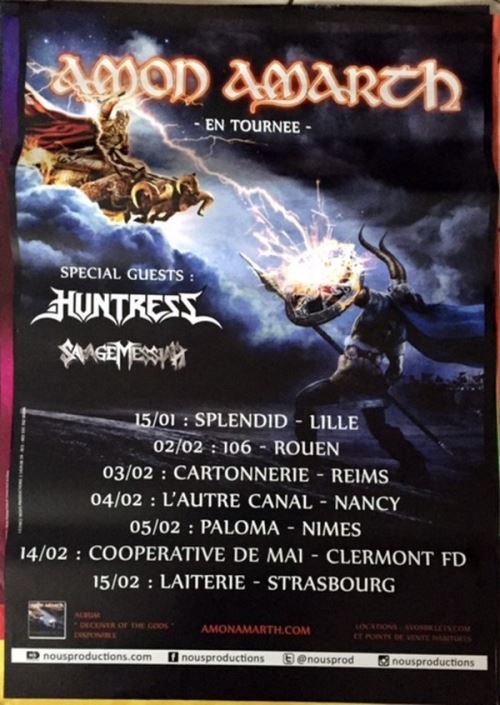 Amon Amarth - 70x100 cm - AFFICHE / POSTER