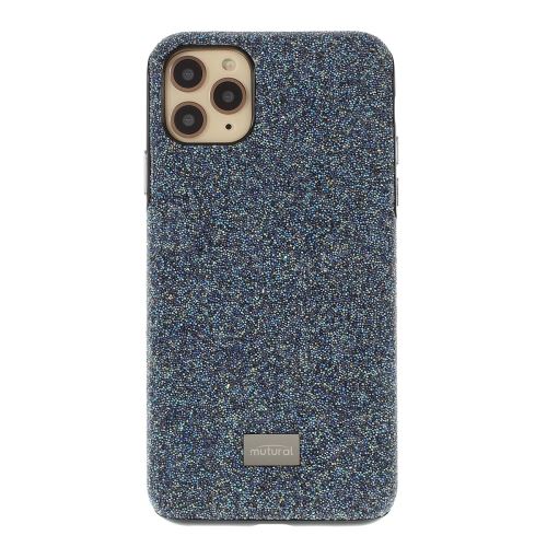Coque en TPU tissu à la mode bleu pour votre Apple iPhone 11 Pro Max 6.5 pouces