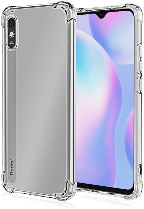 Housse pour Xiaomi Redmi 9a 4 Coins Renforcé Transparent