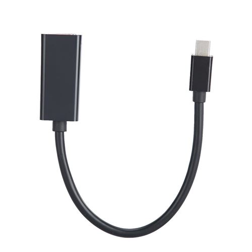18cm 1080P / 4K Mini DP vers convertisseur de câble HDMI Noyau de câble en cuivre sans oxygène