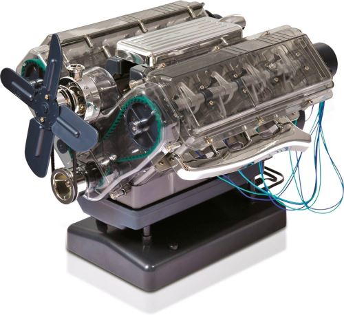 Megableu jeu de modèles Motor Lab : moteur V8 250 pièces