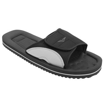 PDQ - Claquettes - Homme (46 EUR) (Noir/Gris) - UTDF615 - 1