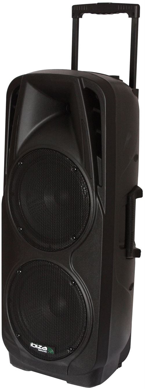 Enceinte sono autonome - 600W - USB/SD/VOX/BT + 2 Micros VHF - Ibiza Sound PORT225VHF-BT
