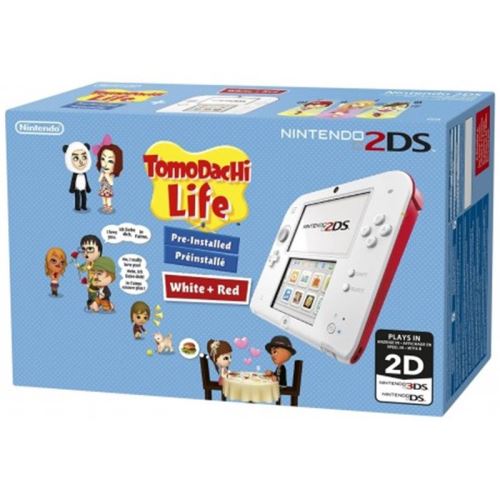 Nintendo 2DS - Weiss + Tomodachi Life [Import Allemand]