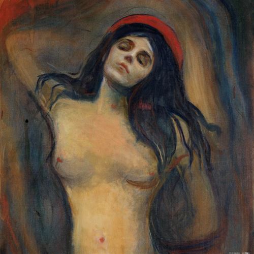 Edvard Munch Poster Reproduction - Madonna, 1894-1895 (70x70 cm)