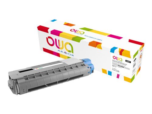 Toner laser noir armor compatible 44315308 pour imprimante laser - capacité 8000 pages k15979ow