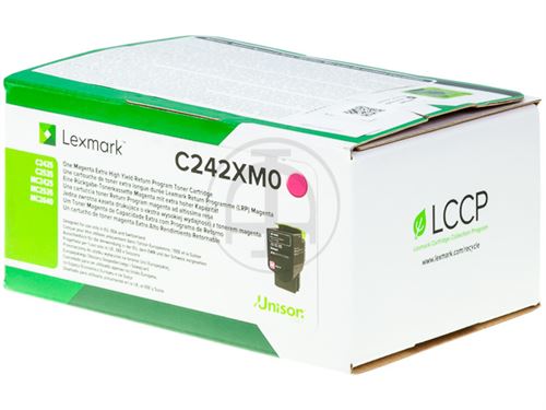lexmark return toner cartridge magenta 3.500 pgs f.c24xx/c25xx/mc24xx/ noir