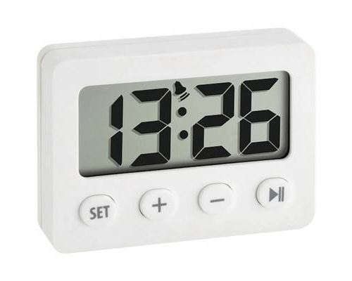 Réveil à quartz TFA 60.2014.02 blanc