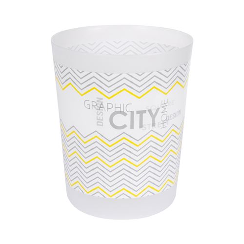 corbeille plastique 5l geometrik