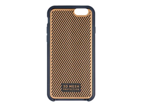 Native Union Clic 360 - Achterzijde behuizing voor mobiele telefoon - rubber, doek - marineblauw - voor Apple iPhone 6 Plus, 6s Plus